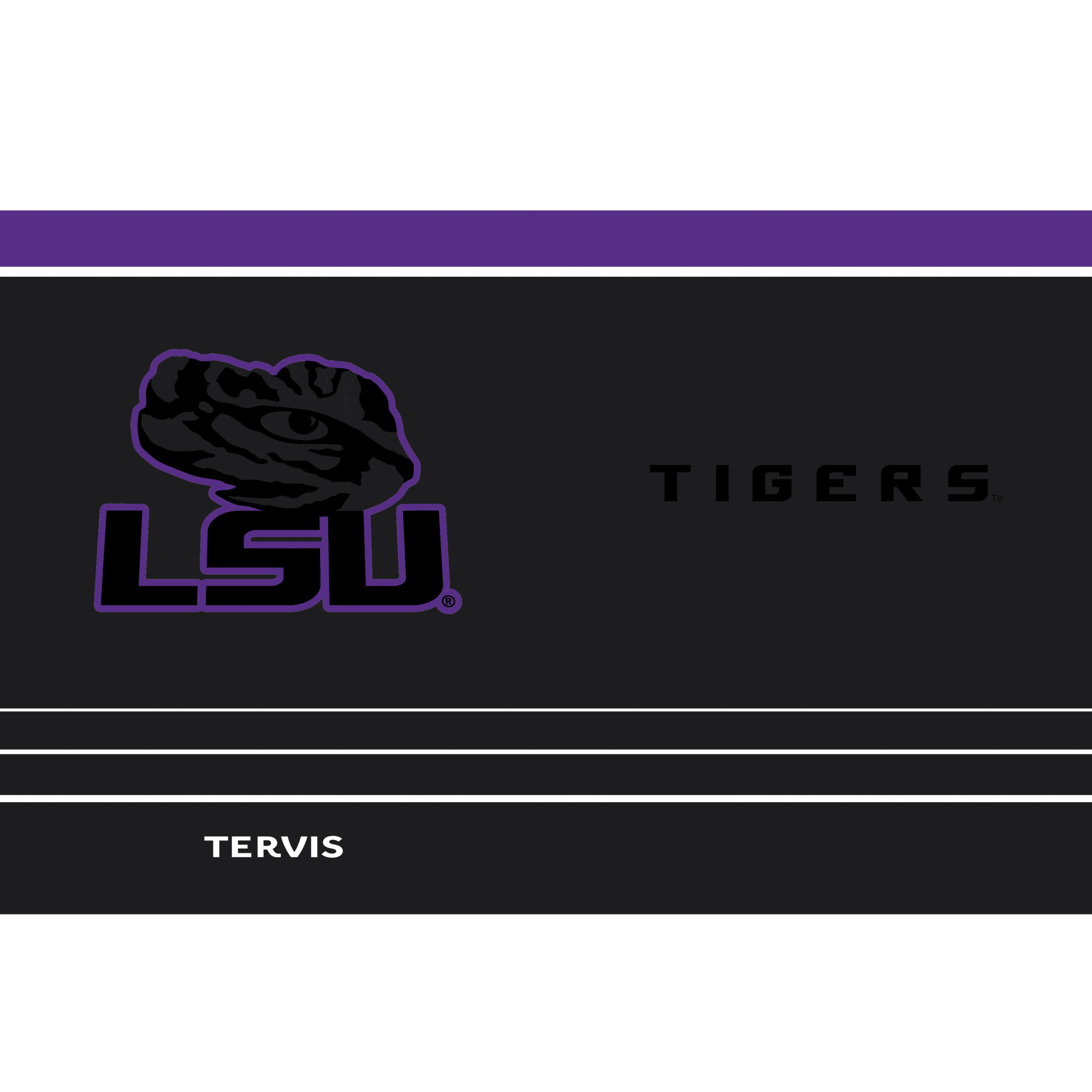 Tervis LSU Tigers 30oz. Night Game Tumbler with Straw - Image 5