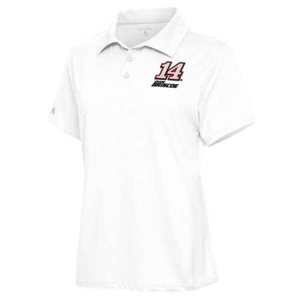 Women's Antigua  White Chase Briscoe Motivated Polo