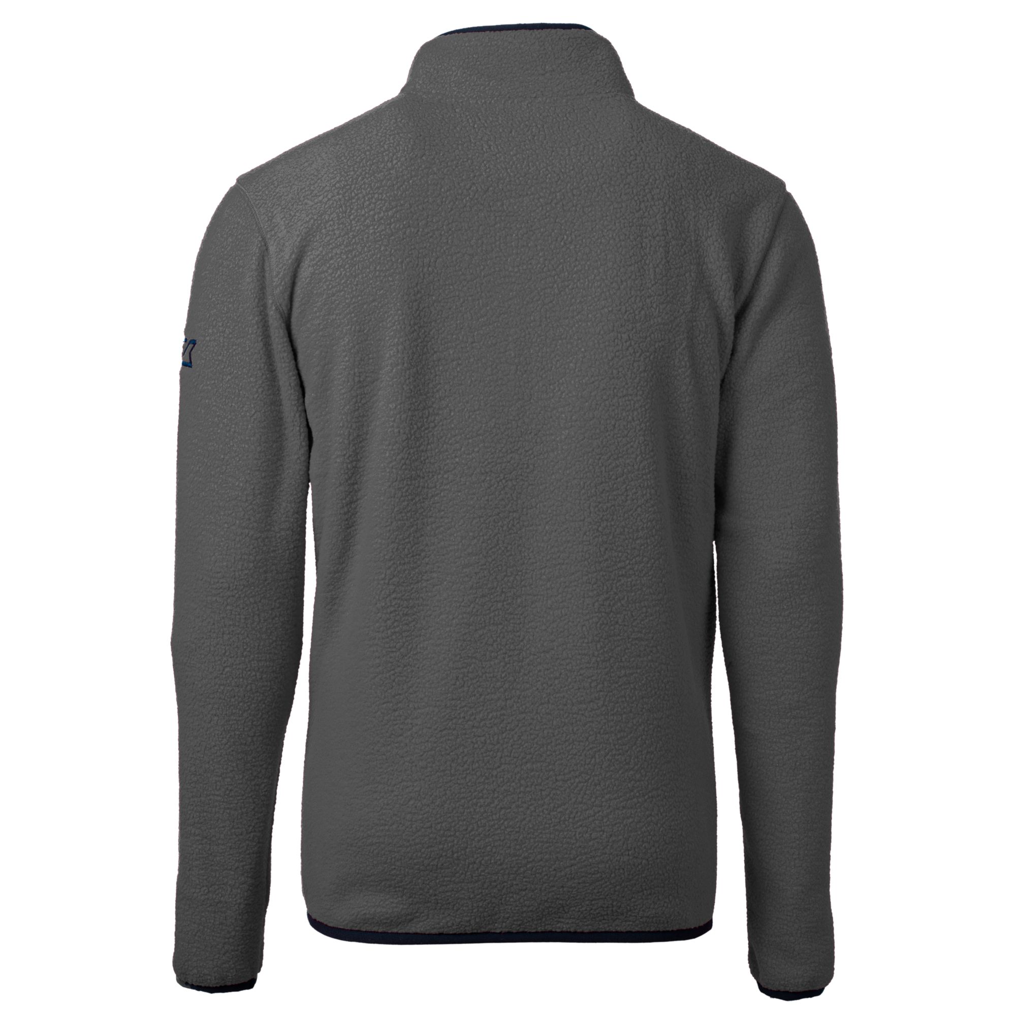 Men's Cutter & Buck Gray Tampa Bay Buccaneers Cascade Eco Sherpa Fleece Quarter-Zip Pullover Jacket - Image 7