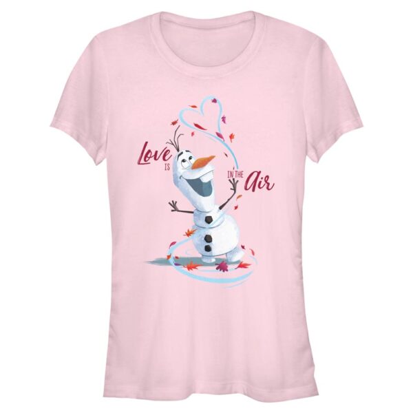 Women's Mad Engine Light Pink Frozen Valentine's Day T-Shirt