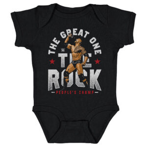 Infant 500 Level  Black The Rock The Great One Bodysuit