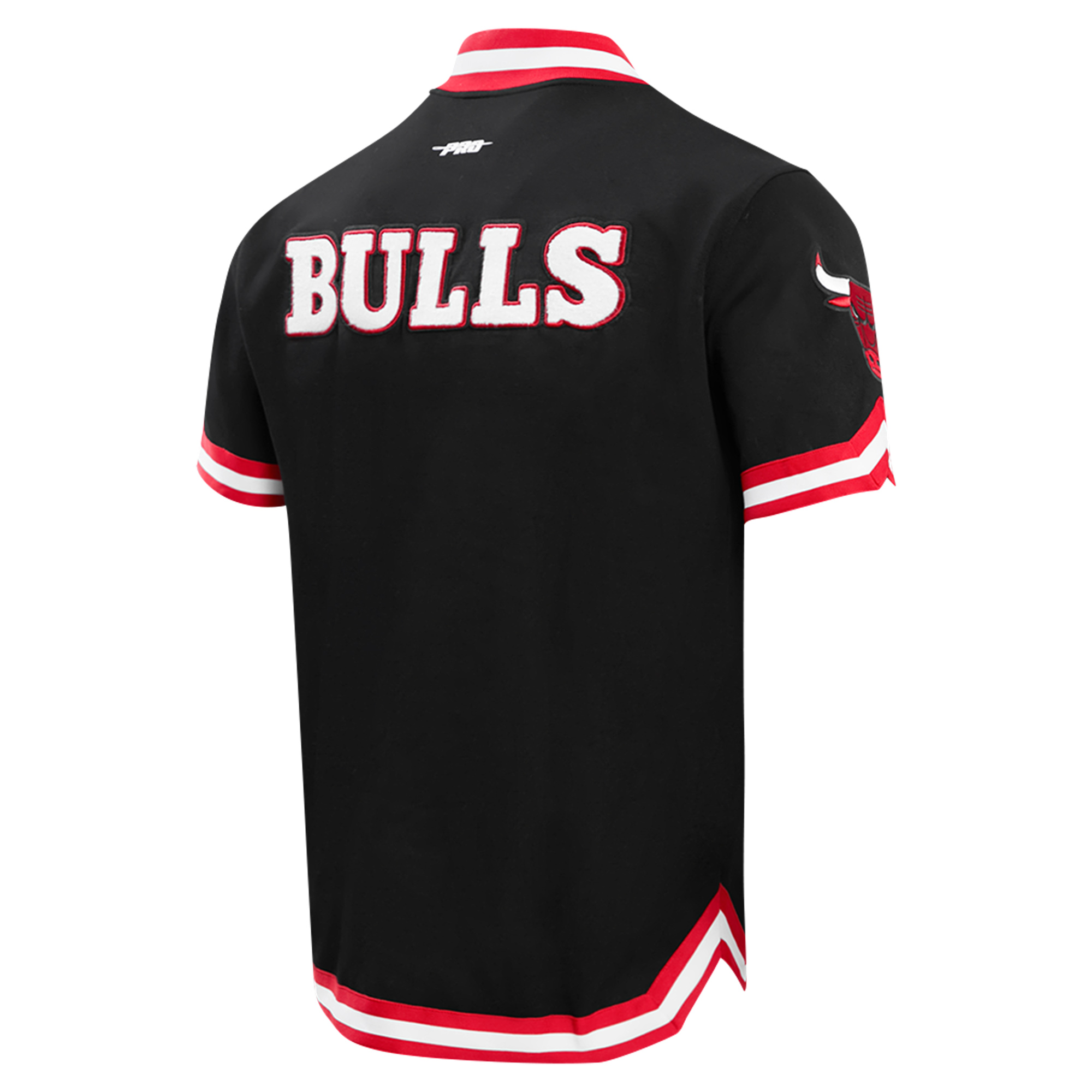 Men's Pro Standard Black Chicago Bulls Classic Warm-Up Full-Snap Jacket - Image 11