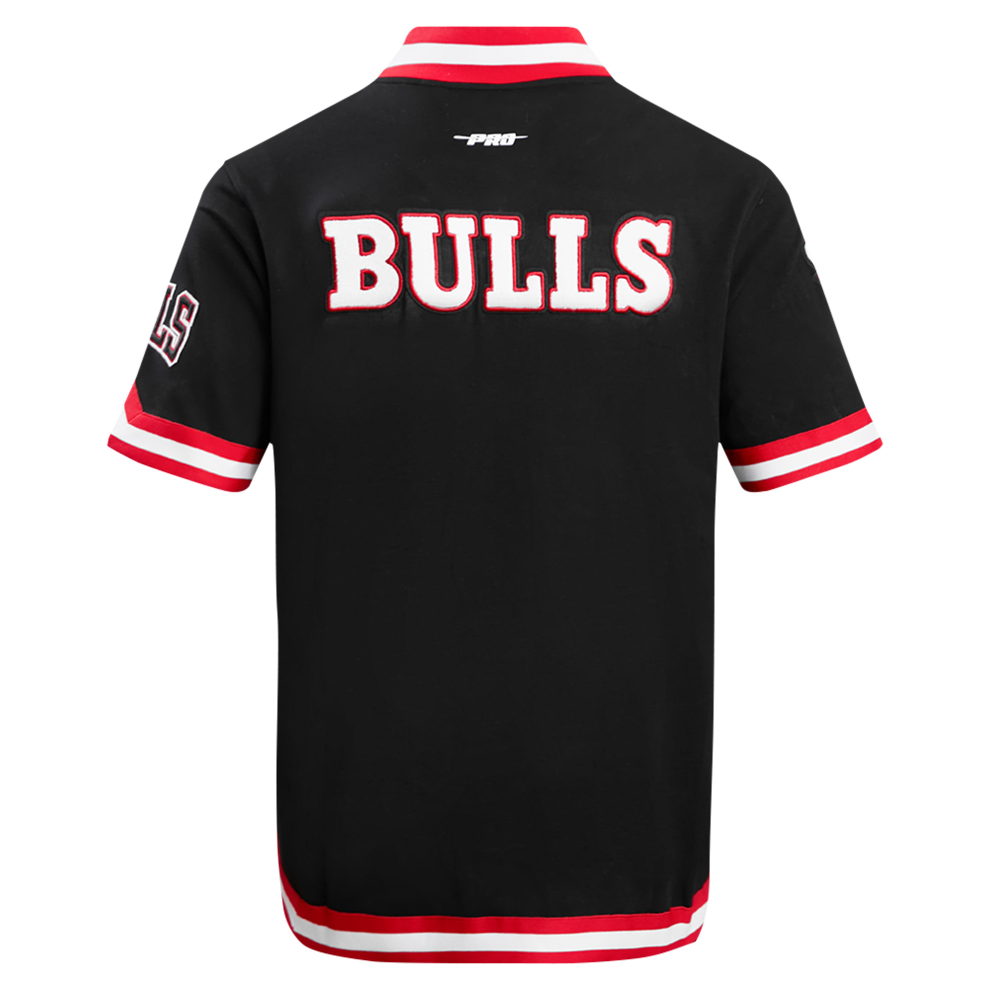 Men's Pro Standard Black Chicago Bulls Classic Warm-Up Full-Snap Jacket - Image 6