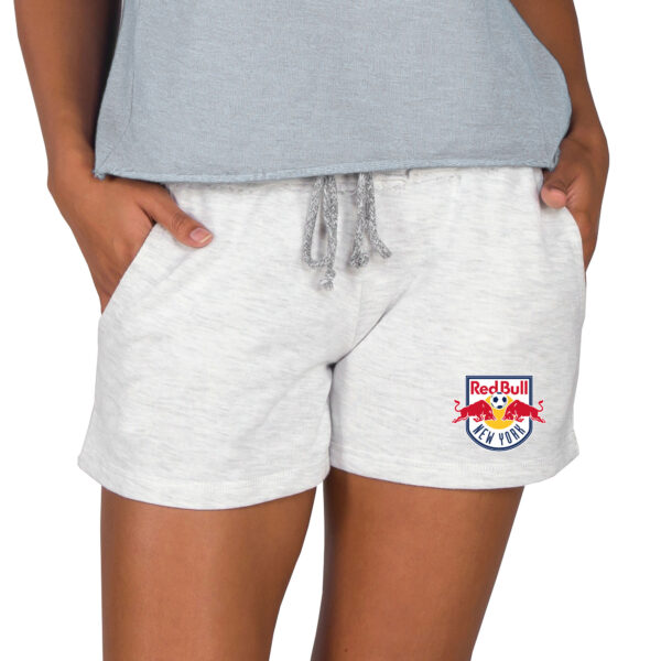 Women's Concepts Sport Oatmeal New York Red Bulls Mainstream Terry Shorts