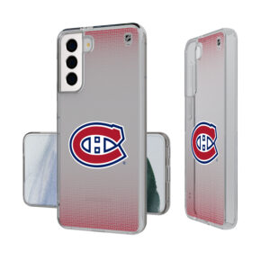 Montreal Canadiens Linen Logo Galaxy Clear Case