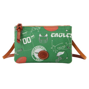 Dooney & Bourke Philadelphia Eagles Top Zip Crossbody Purse