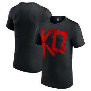Men's Black Kevin Owens KO Red Tape T-Shirt