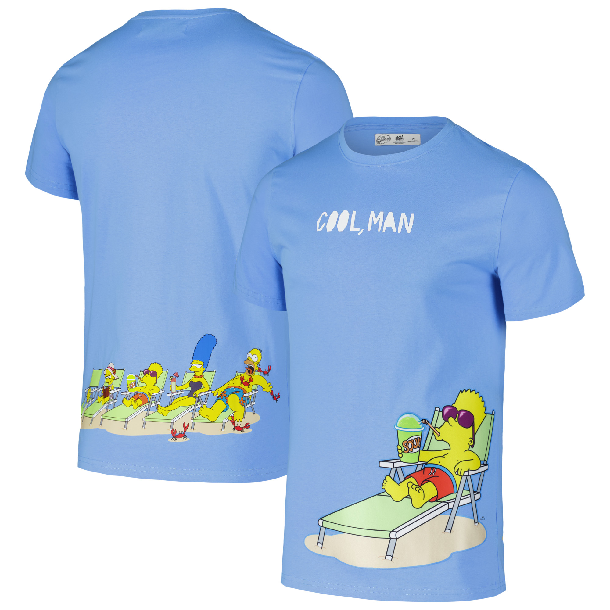 Men's Freeze Max Blue The Simpsons Cool Man T-Shirt