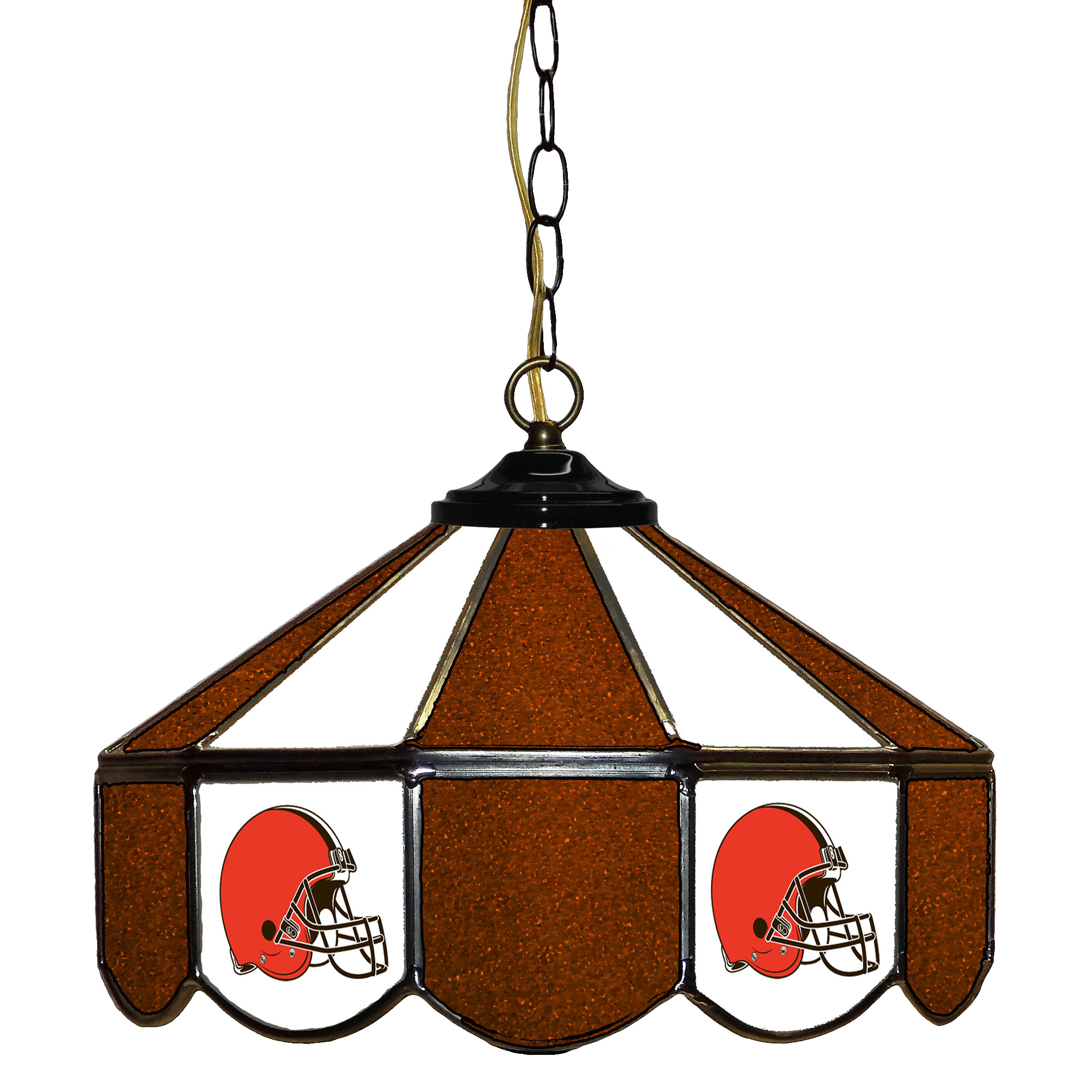 Cleveland Browns 14" Team Logo Glass Pub Lamp