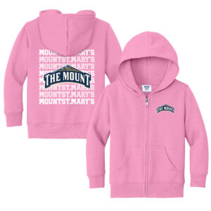 Toddler Chad & Jake Pink Mount St. Mary's Mountaineers Retro Full-Zip Hoodie Sweatshirt
