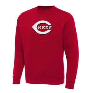 Men's Antigua Red Cincinnati Reds Big & Tall Victory Pullover Sweatshirt