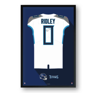 Calvin Ridley Tennessee Titans 14" x 20" Framed Jersey Art Print