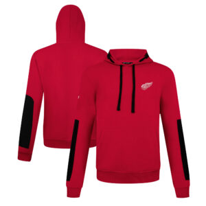 Men's Levelwear Red Detroit Red Wings Bombay Pullover Hoodie