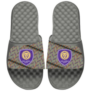 Unisex ISlide Gray Orlando City SC 2024 Hispanic Heritage Side Sandals