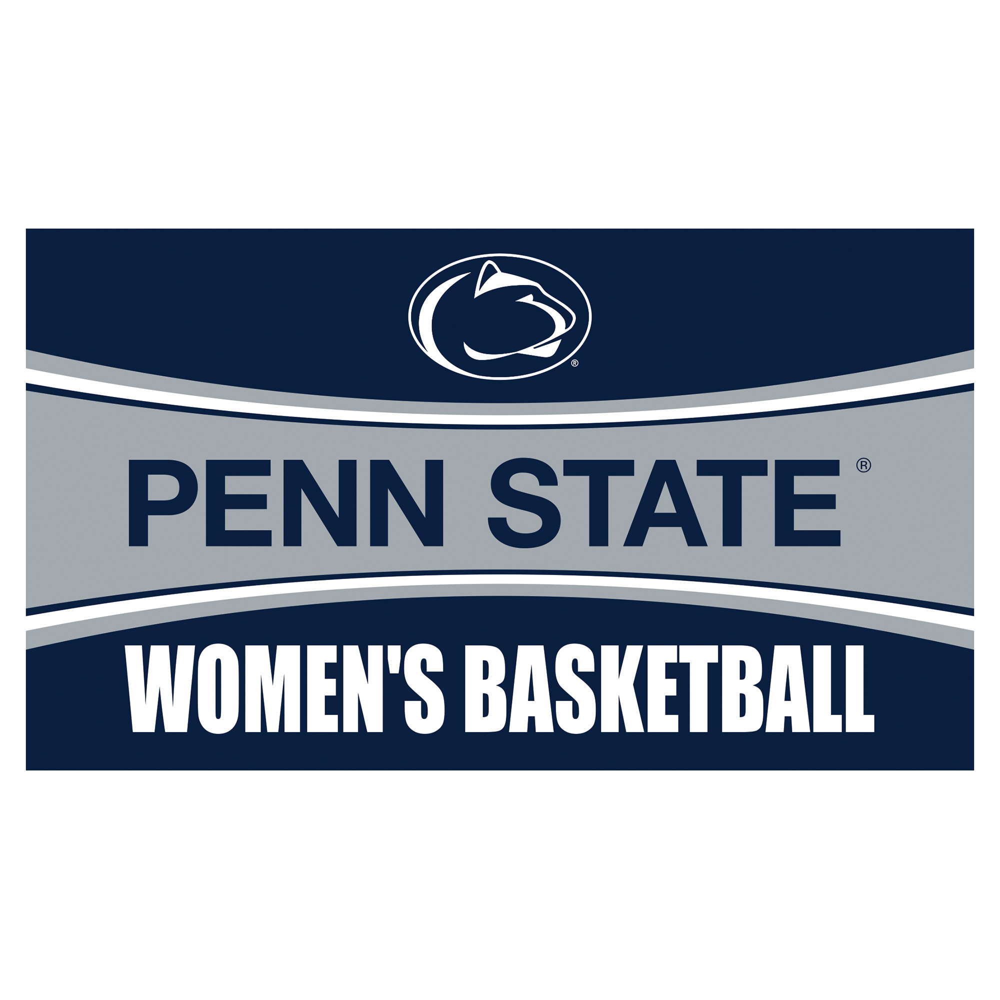 Penn State Nittany Lions 28" x 16" Women's Basketball Trapper Door Mat