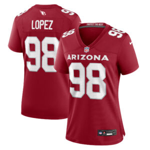 Women's Nike Roy Lopez  Cardinal Arizona Cardinals  Game Jersey