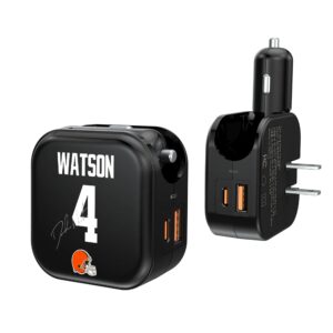 Keyscaper Deshaun Watson Cleveland Browns Ready 2-in-1 USB Charger