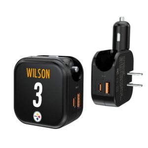 Keyscaper Russell Wilson Pittsburgh Steelers Ready 2-in-1 USB Charger