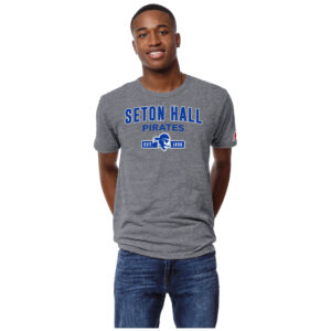 Men's League Collegiate Wear Heather Gray Seton Hall Pirates Victory Falls Tri-Blend T-Shirt