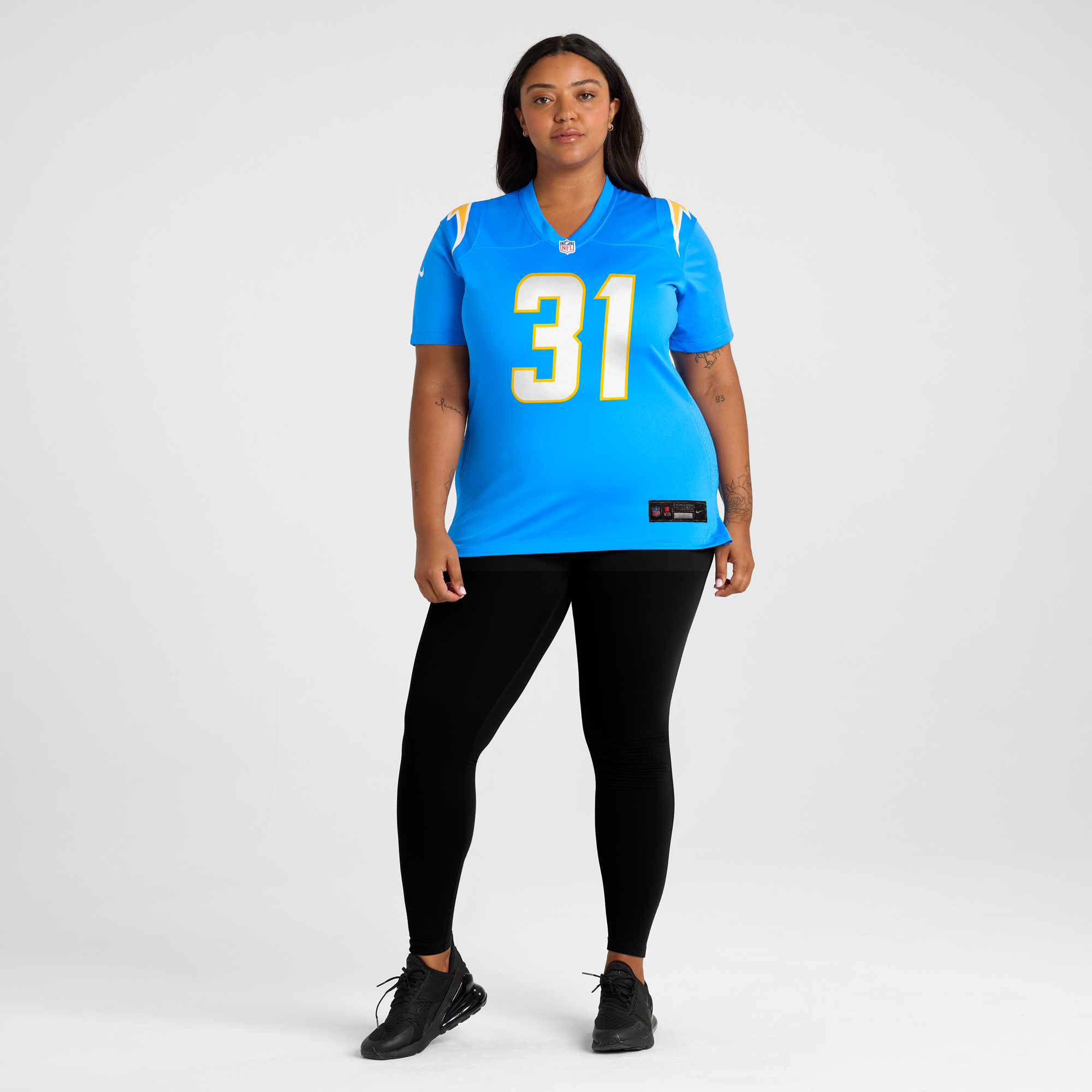 Women's Nike Nick Niemann Powder Blue Los Angeles Chargers Game Player Jersey - Image 7
