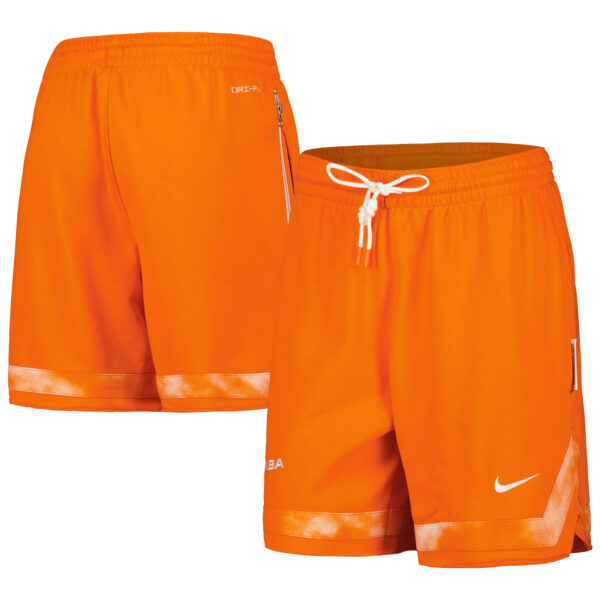 Women's Nike Orange WNBA Jumpwoman Cloud Print Performance Shorts - Image 5