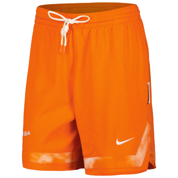 Women's Nike Orange WNBA Jumpwoman Cloud Print Performance Shorts - Image 6