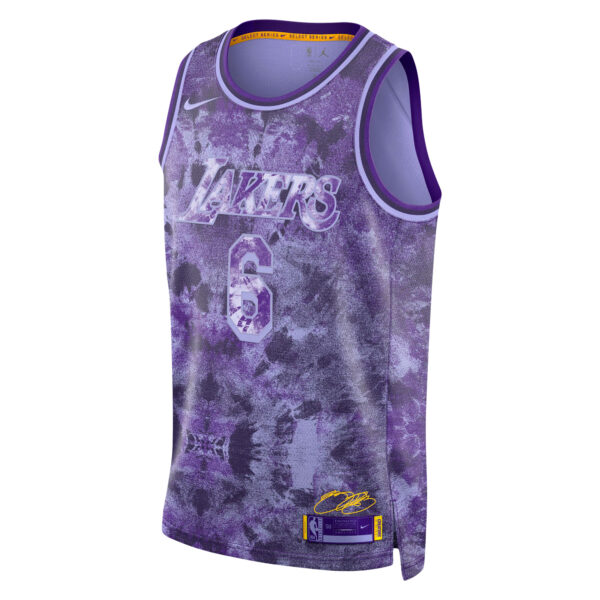 Unisex Nike LeBron James Purple Los Angeles Lakers Select Series Swingman Jersey - Image 6
