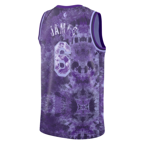 Unisex Nike LeBron James Purple Los Angeles Lakers Select Series Swingman Jersey - Image 7