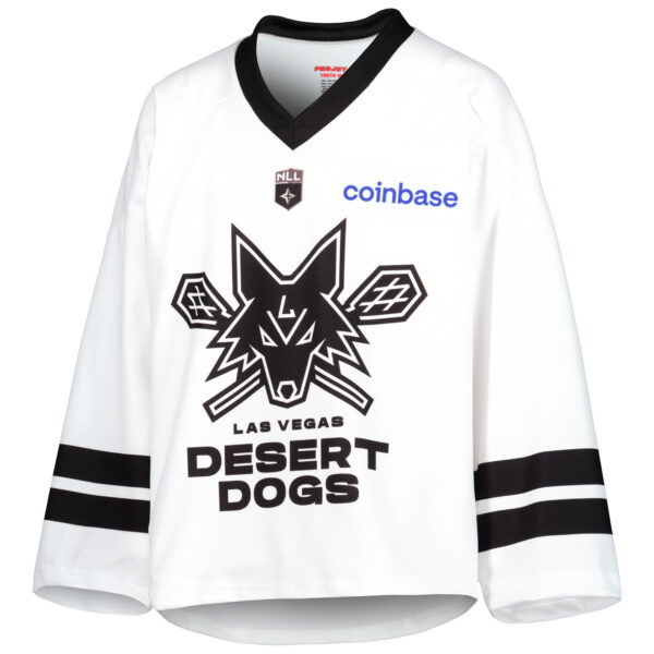 Youth White Las Vegas Desert Dogs Sublimated Replica Jersey - Image 6