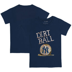 Infant Tiny Turnip Navy New York Yankees Dirt Ball T-Shirt