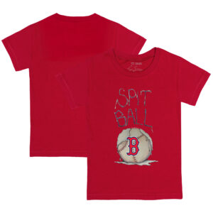 Youth Tiny Turnip Red Boston Red Sox Spit Ball T-Shirt