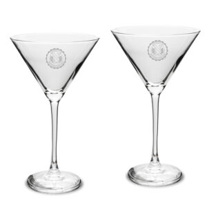 Northwestern Ohio Racers Two-Piece Traditional 10oz. Martini Glass Set