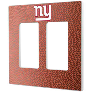 New York Giants Football Design Double Rocker Light Switch Plate