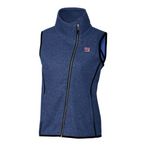 Women's Cutter & Buck Blue New York Giants Mainsail Full-Zip Vest