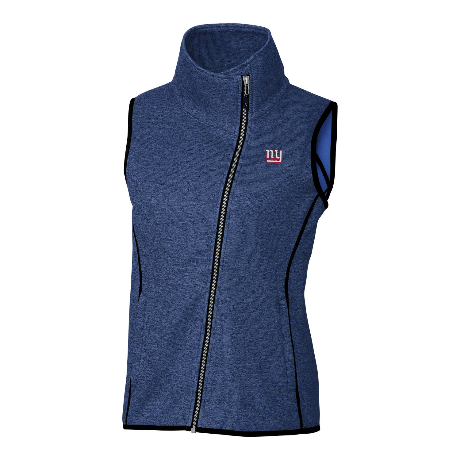 Women's Cutter & Buck Blue New York Giants Mainsail Full-Zip Vest