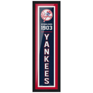 New York Yankees 6'' x 22'' Established Framed Artwork