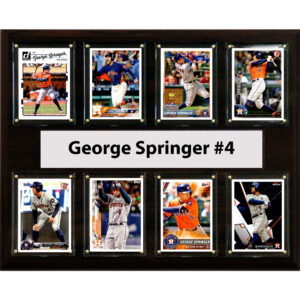 George Springer Houston Astros 12'' x 15'' Plaque