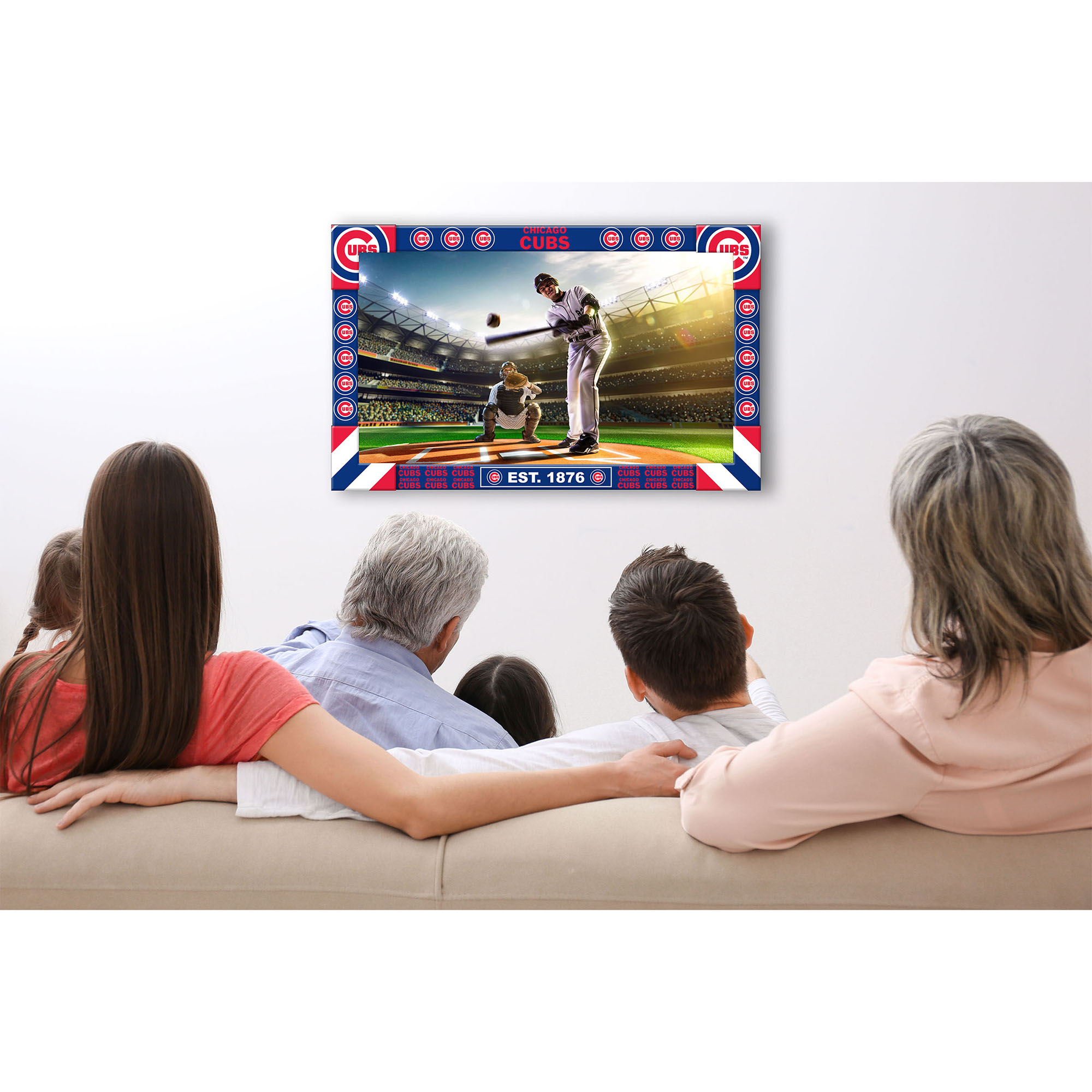 Imperial Chicago Cubs Big Game Monitor Frame - Image 3