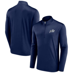 Men's Fanatics Navy Navy Midshipmen Underdog Mindset Quarter-Zip Top