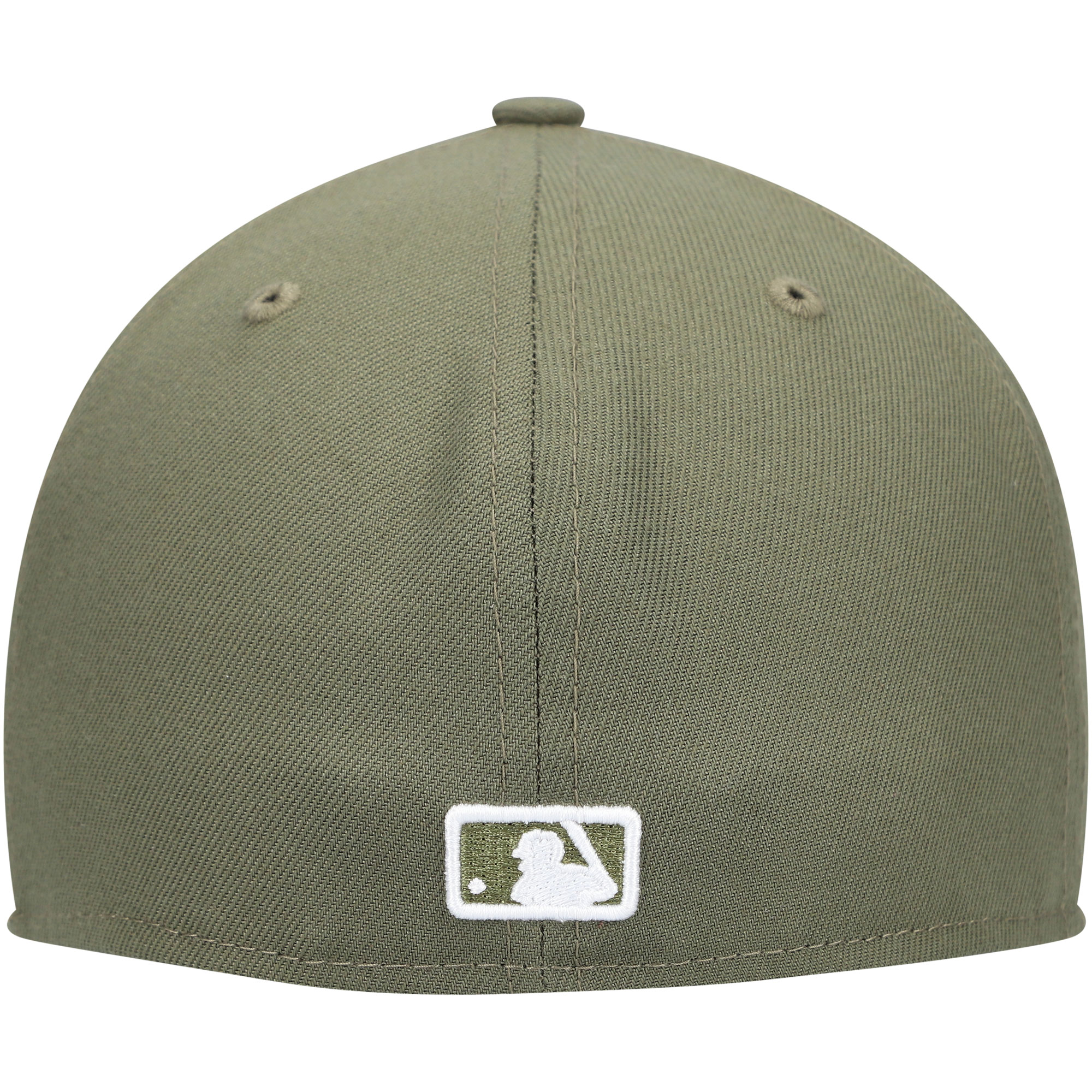 Men's New Era Olive Milwaukee Brewers White Logo 59FIFTY Fitted Hat - Image 10