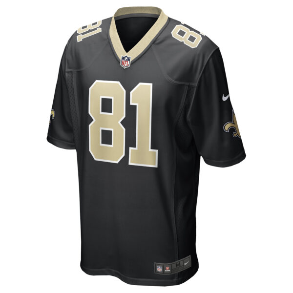 Men's Nike Nick Vannett Black New Orleans Saints Game Jersey - Image 6