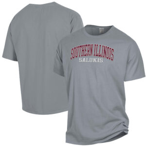 Men's ComfortWash Gray Southern Illinois Salukis Garment Dyed T-Shirt
