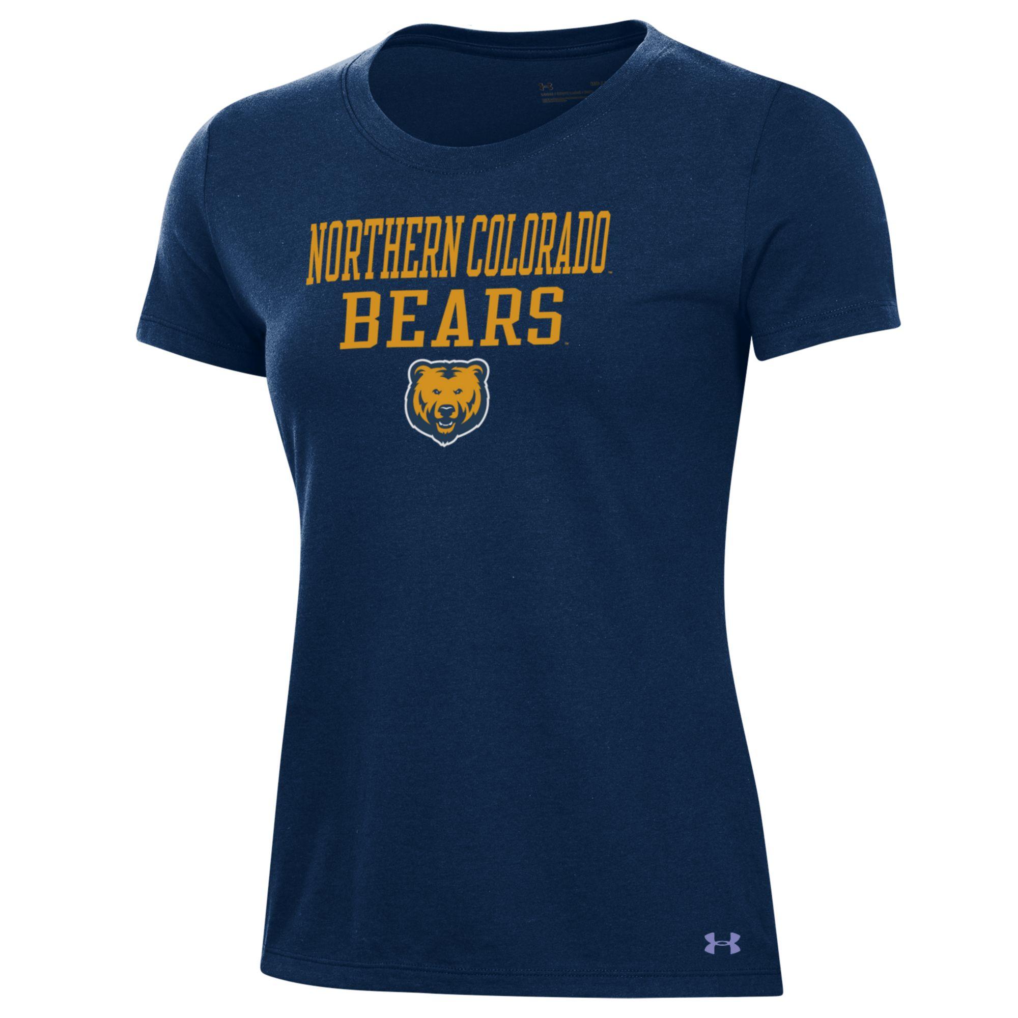 Women's Under Armour Navy Northern Colorado Bears Performance T-Shirt - Image 6