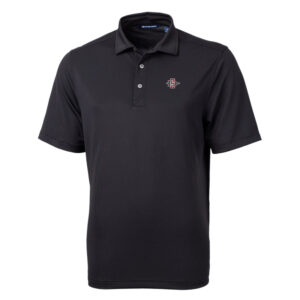 Men's Cutter & Buck Black San Diego State Aztecs Big & Tall Virtue Eco Pique Recycled Polo