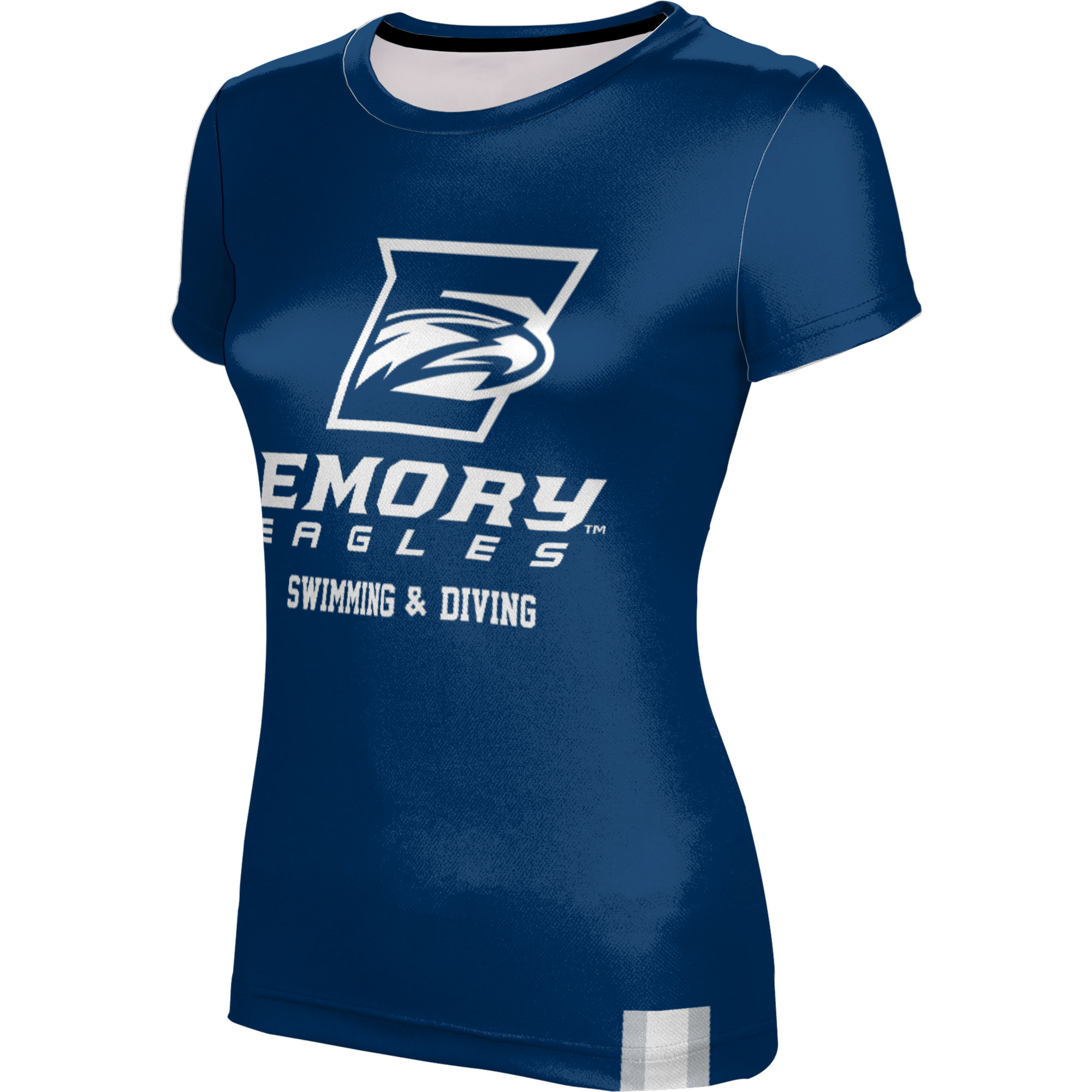 Women's Blue Emory Eagles Swimming & Diving T-Shirt - Image 6