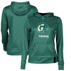 Women's Green Georgia Gwinnett Grizzlies Tennis Pullover Hoodie