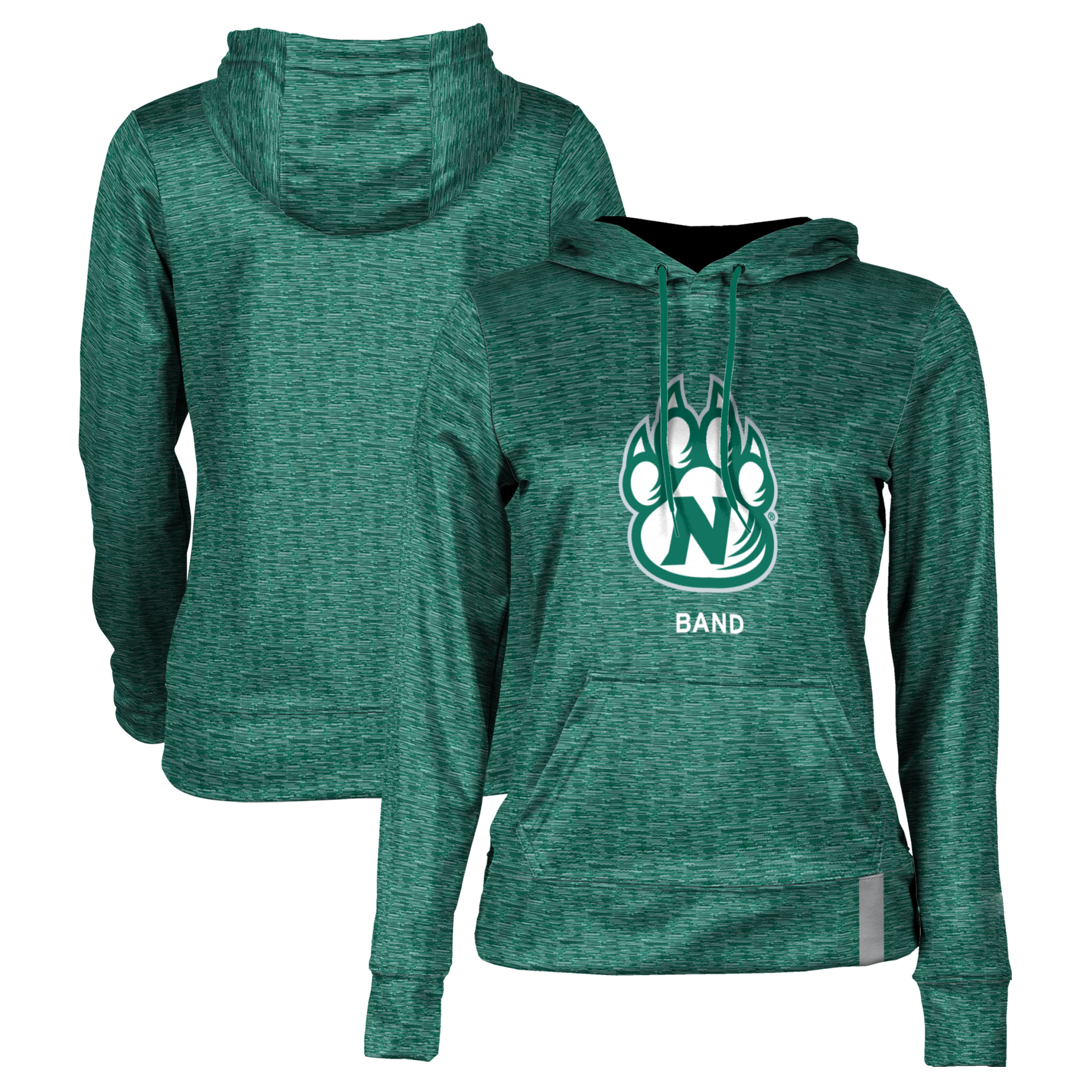 Women's Green Northwest Missouri Bearcats Band Pullover Hoodie