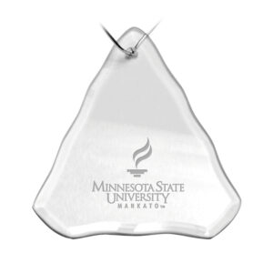 Minnesota State Mavericks 3.25'' x 3.75'' Glass Tree Ornament