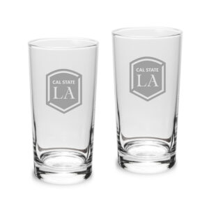 Cal State L.A. Golden Eagles 10oz. 2-Piece Highball Glass Set