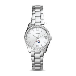 Women's Fossil Silver Carroll University Pioneers Scarlette Mini Three-Hand Date Watch